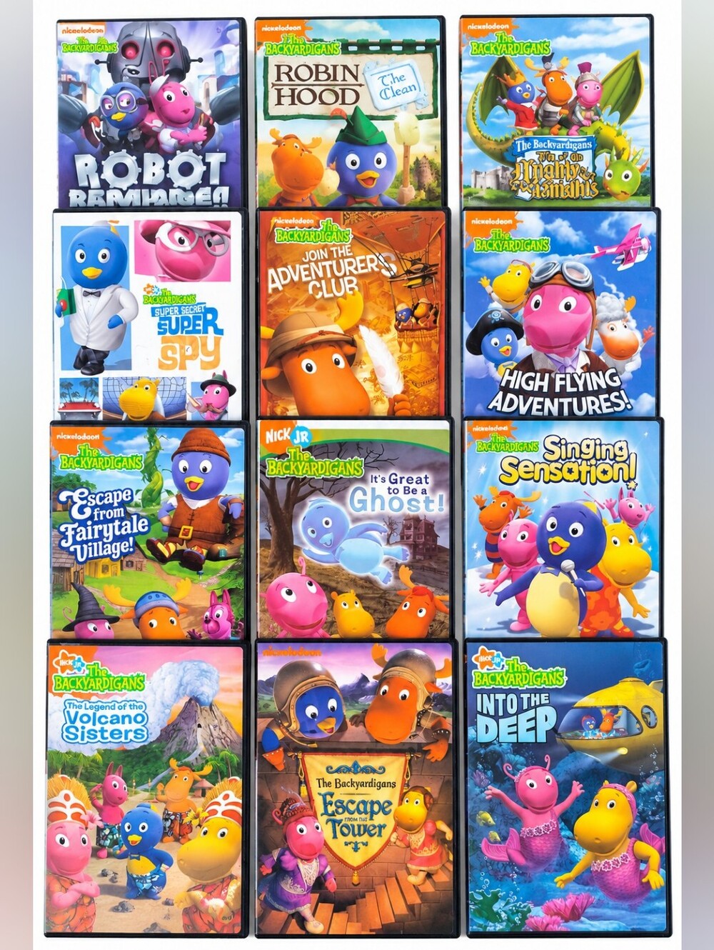 The Backyardigans DVD Lot 12 Kids Shows Robot Repairman Super Spy Ghost